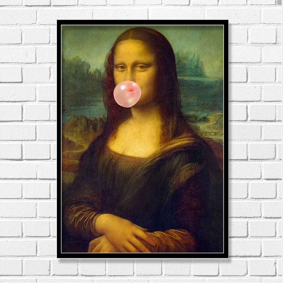 Bubblegum Mona Poster