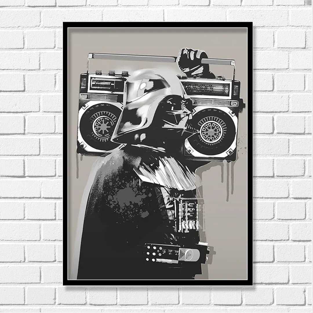 Darth Hip Hop Poster
